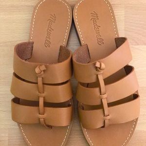 NEW Madewell tan leather sandals